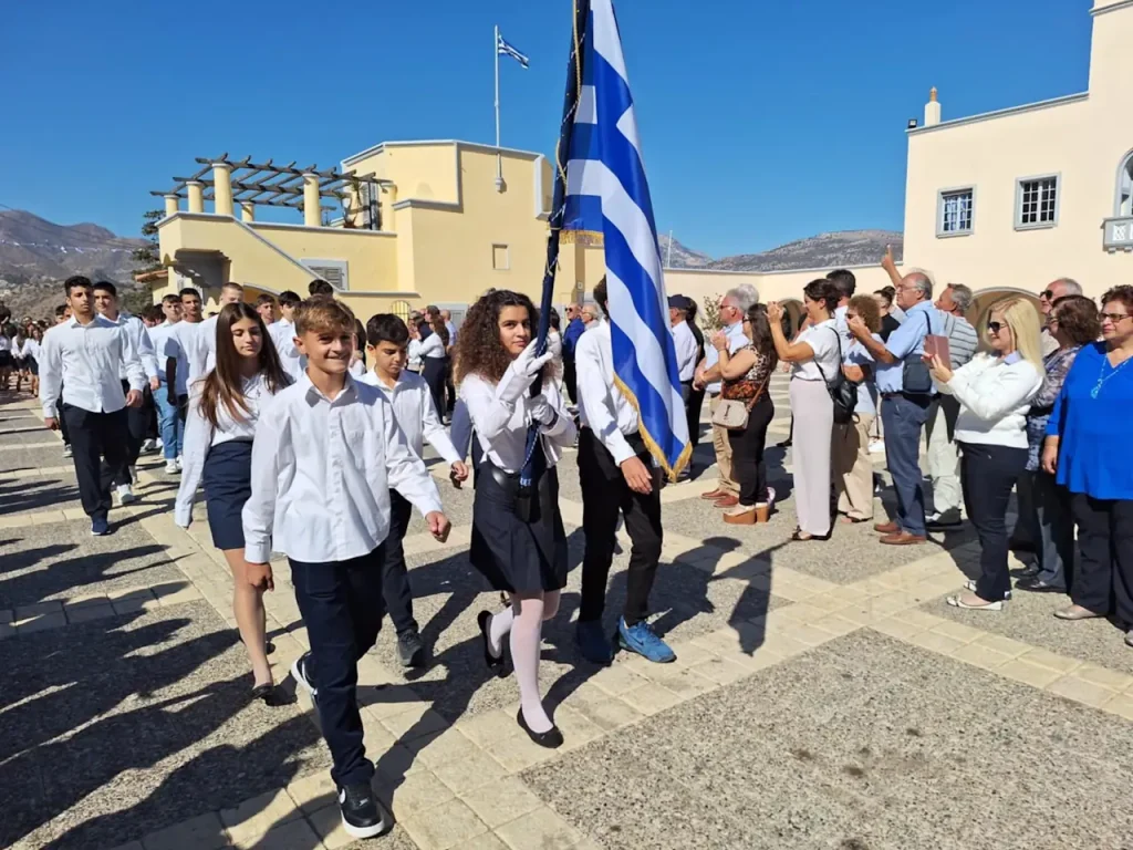 Παρέλαση της 28ης Οκτωβρίου στο νησί μας